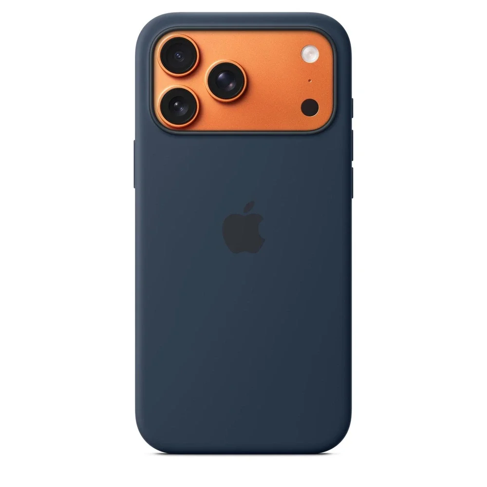 Apple iPhone 17 Pro Max Silicone Case MagSafe Camera Control Midnight Blue NWT